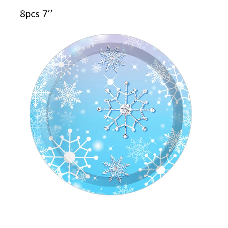 8pcs 7inch Plates