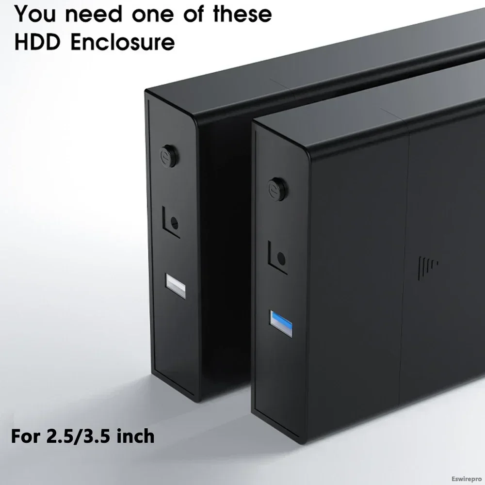Hard Disk Enclosure External HDD Case for SATA 2.5 3. 5 Inch SSD Hard Drive Box Up To 18TB USB 3.0 Disk Case Adapter