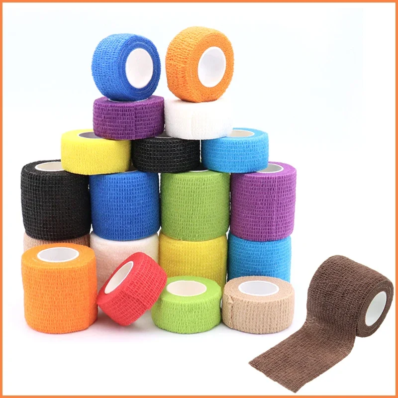 4.5m Colorful Sport Self Adhesive Elastic Bandage Wrap Tape Elastoplast For Knee Support Pads Finger Ankle Palm Shoulder
