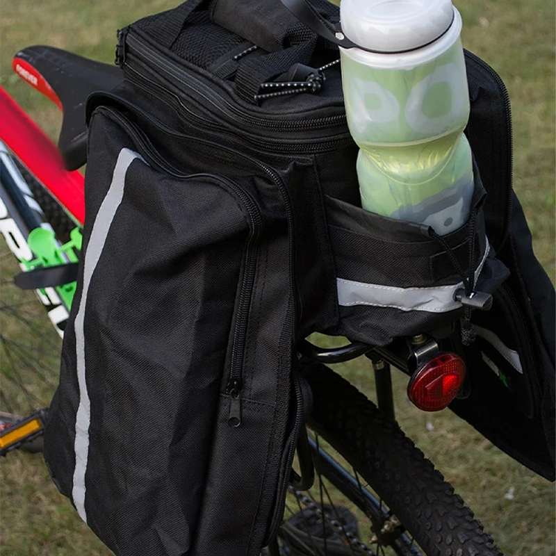 

Bicycle 22L Carrier Bag Bike Rear Basket Waterproof Pannier Trunk Bags Back Rack Rear Seat Bag Cycling Luggage Shoulder Handbag