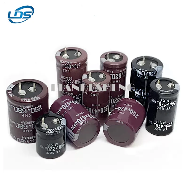 

1pcs Aluminum electrolytic capacitor 250V 1800UF Capacitor 200V 1800UF Black gold rigid size 30X45/50 35X40/45/50