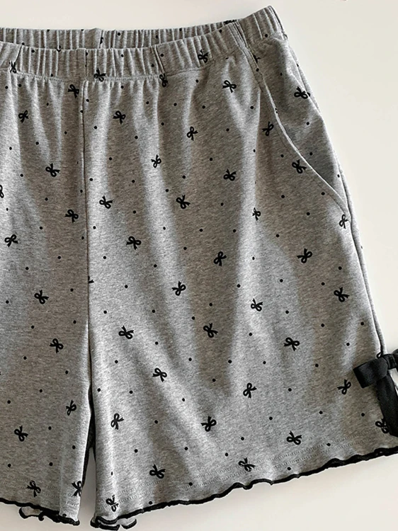 Sexy Summer Sleepwear Set Women's Modal Cotton Strap Nightgown with Chest Pad Home Clothes Short Sleeve round Neck Soft Fabric - 5