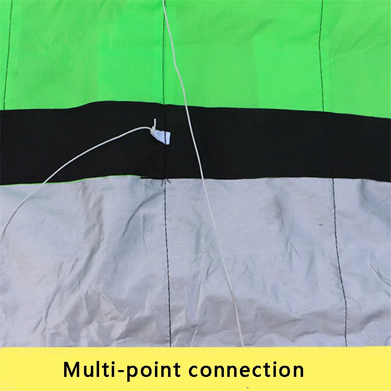 High Quality 2.5m Dual Line 4 Colors Parafoil Parachute Sports Beach Kite Easy to Fly Stunt Outdoor Toys For Adult Kids Gifts 6