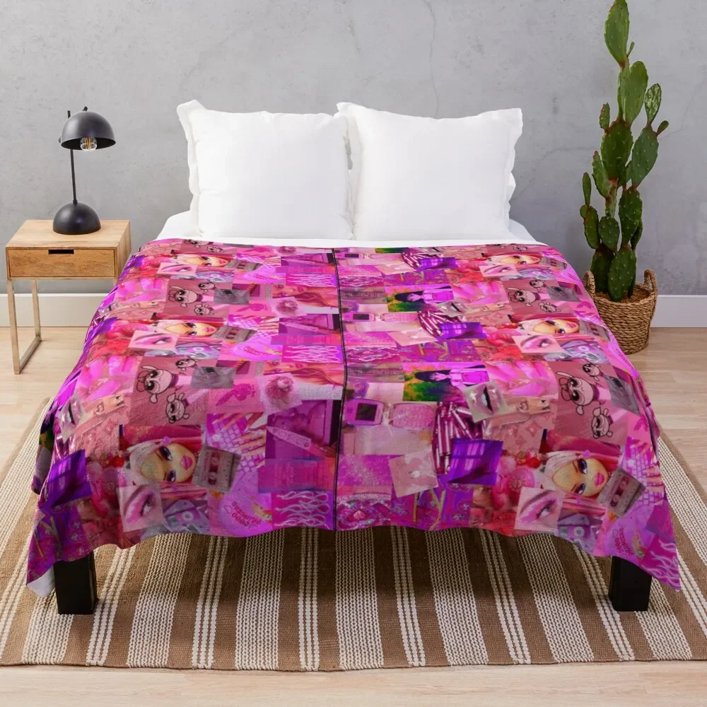 

Y2K Print Throw Blanket Plush Bed Blankets