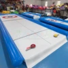 Inflatable Curling Track Outdoor Air Interactive Game Curling Court with Curlings for Sports or Fun 4
