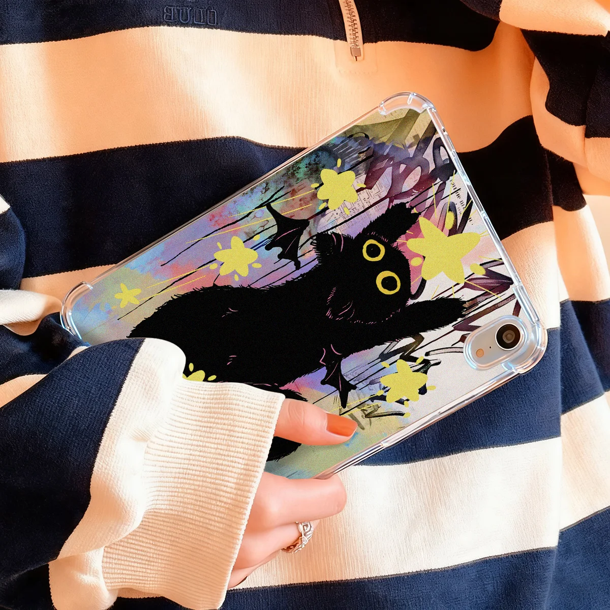 Silicone Cat Design Protective Tablet and Smartphone Cover