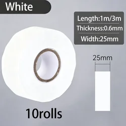 Silicone Rubber Self - Adhesive Flame - Retardant Insulation Tape - 3M (White - 10rolls)