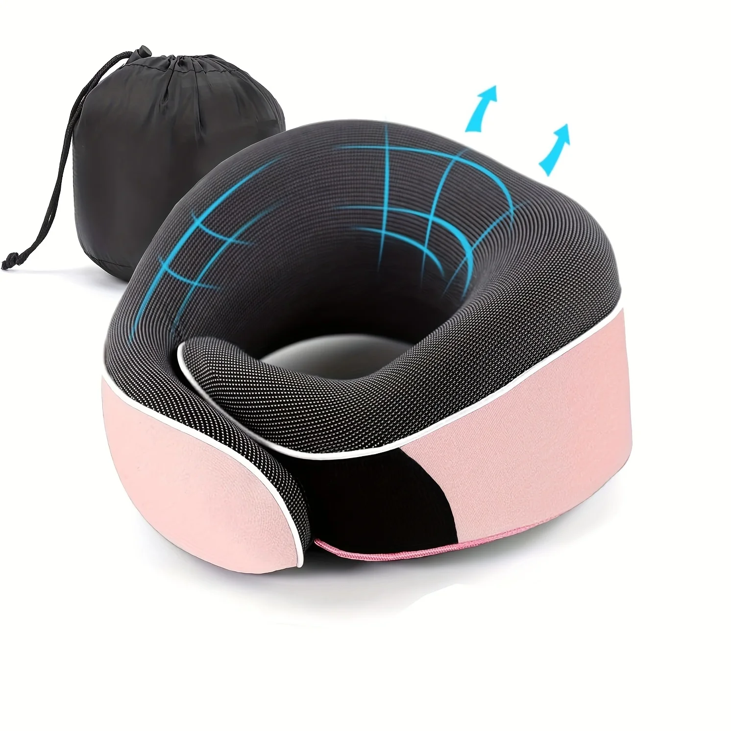 Ultimate Travel Neck Pillow - Soft, Supportive Cushion for Sleeping, Airplane, Outdoor, Office Nap, and Home Use with Portable Storage