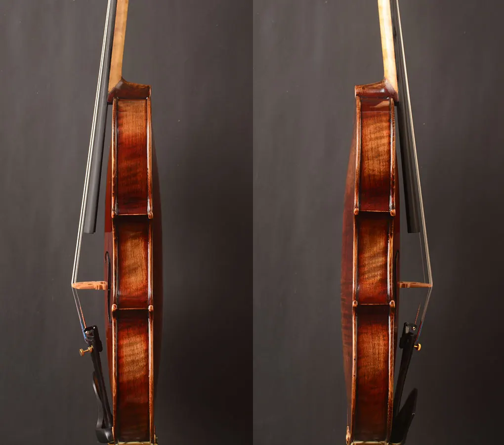 Standard Model Strad/Guarneri Violins with an extra carbon bow