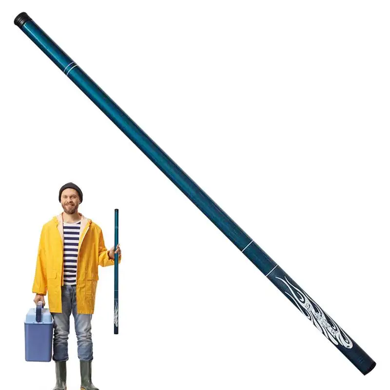 

Telescoping Fishing Pole Fiberglass Telescopic Ourdoor Fishing Pole Stream Fishing Rod Frosted Handle For Ponds Rivers Seas Lake
