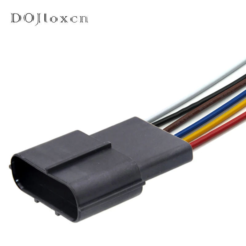 6 Pin Auto Gas Gaspedaal Gaspedaal Plug Kabelboom Auto Elektronische Waterdichte Connector Compatibel Met Vw 8K0 973 706 (Color : 6Pin Female, Size : 1 Pc with 15cm Wire