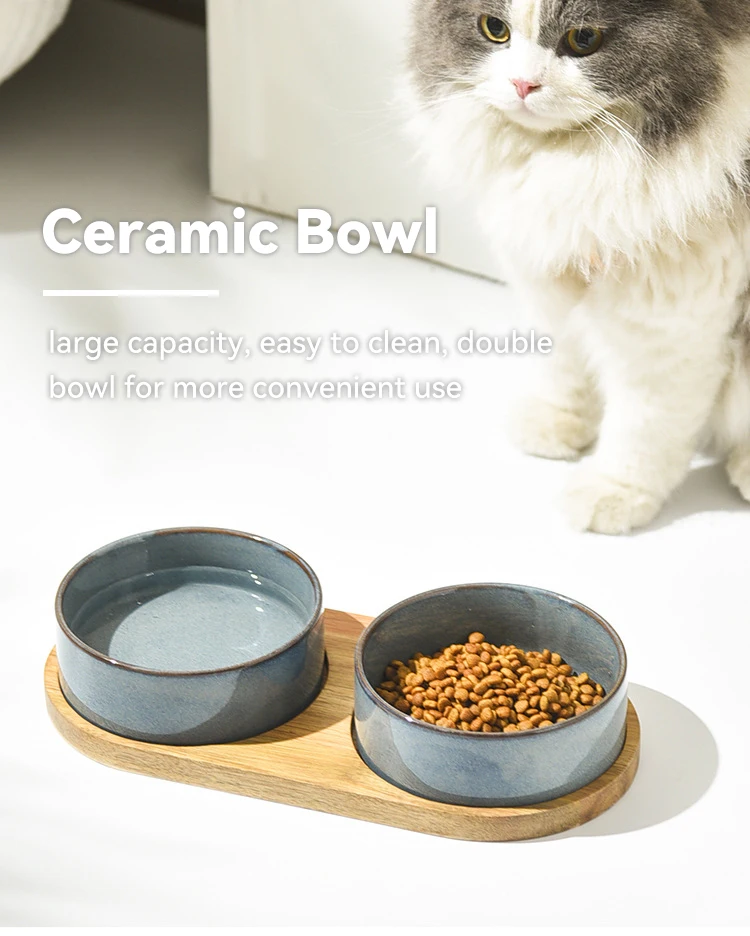 Ceramic Pet Food Water Feeder - PeticaDeals