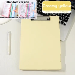 File Folder Storage Box with Large Capacity for School and Office Organization (Cream Yellow)