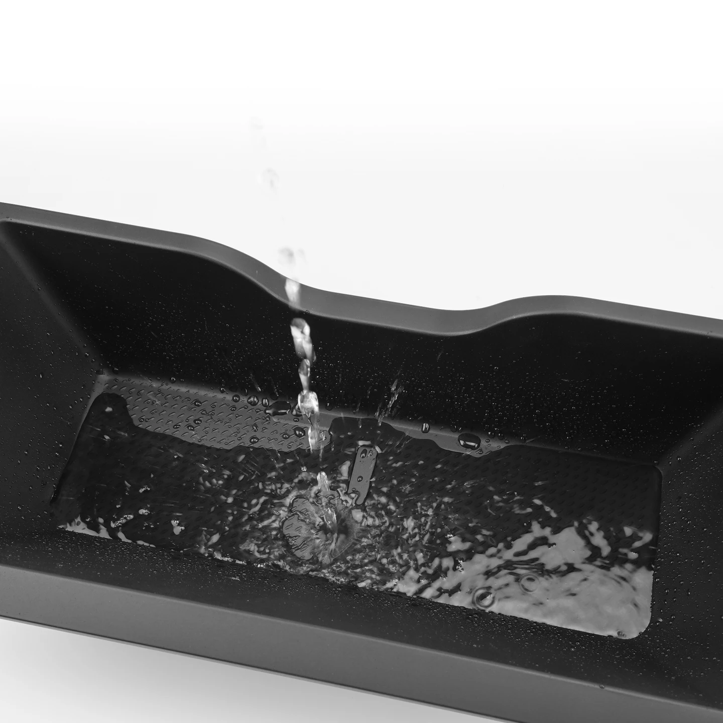 For Tesla Model Y Juniper 2025 Storage Box Under The Front Seats TPE Material Du