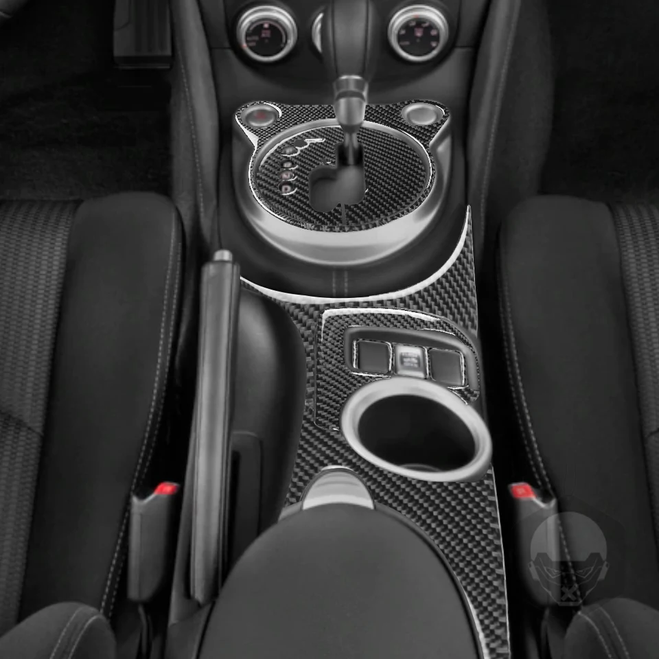 日産370Z用カーボンファイバーインテリアトリムキット - エアベントカバー、エアコンベントトリムステッカー、GTR R35 2008-2016適合 | HIGH FLYING日産 フェアレディZ 6代目370Z Z34系2009