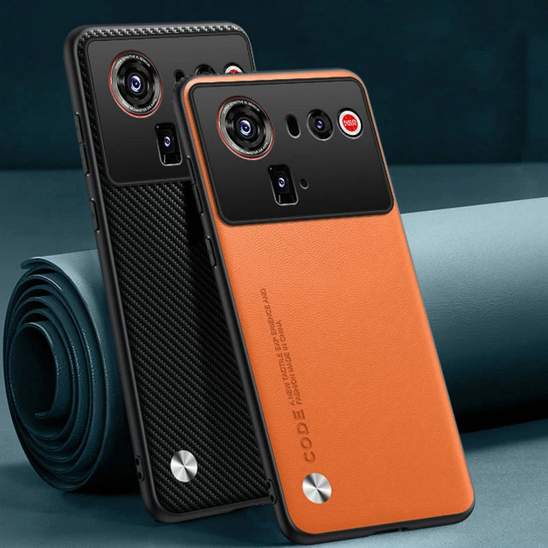 Nubia Z80 Ultra Carbon Fiber & PU Leather Protective Case