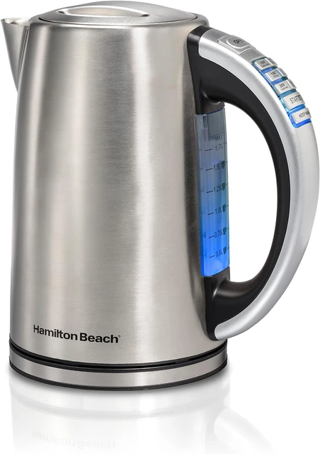 Hamilton Beach 1.7 L Cordless Glass Electric Hot Water Kettle Auto Shutoff