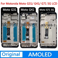 Original For Motorola Moto G31 XT2173-3 LCD Touch Screen Digitizer For Moto G41 XT2167-2 Display Touch For Moto G71 XT2169-1 LCD