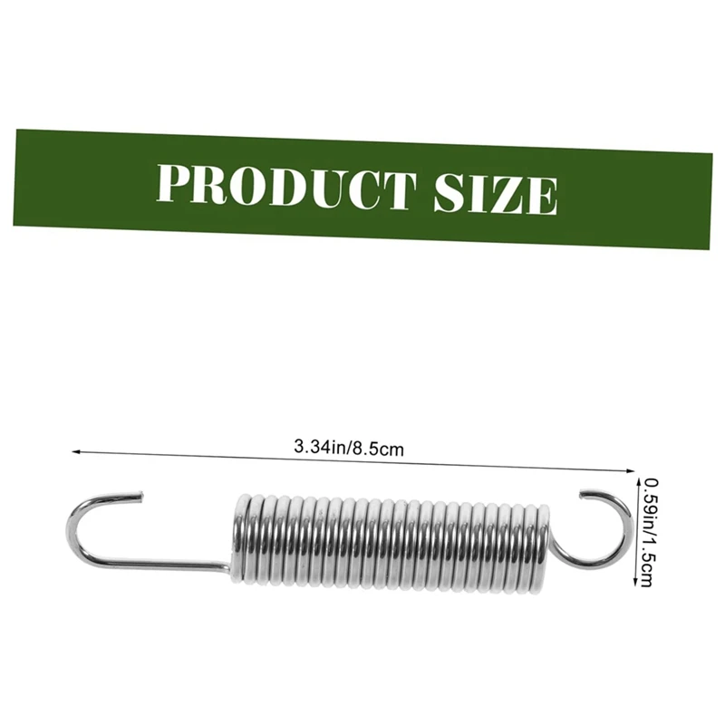 10 Pack Steel Scissor Spring Replacement Spring Silver For Pruning Shears Small Spring Replacement Spring For Pruning Shears 6