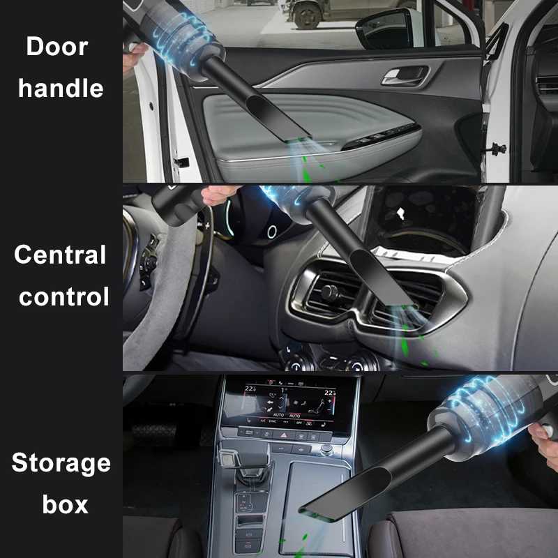 29000Pa Wireless Car Vacuum Cleaner Strong Suction Dust Catcher Cordless Handheld Wet Dry Vacuum Cleaner Air Duster For Car Home Vacuum Cleaner Handheld Vacuum Cleaner Wireless Vacuum Cleaner Portable Vacuum Cleaner
