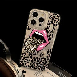 Large Tongue Leopard Print Laser Phone Case Cover - S22 (1)