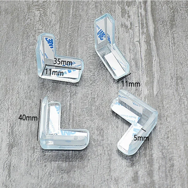 Baby Safety L Shape Protector Cover Table Corner Guards Children Protection Furnitures Edge 4Pcs/set