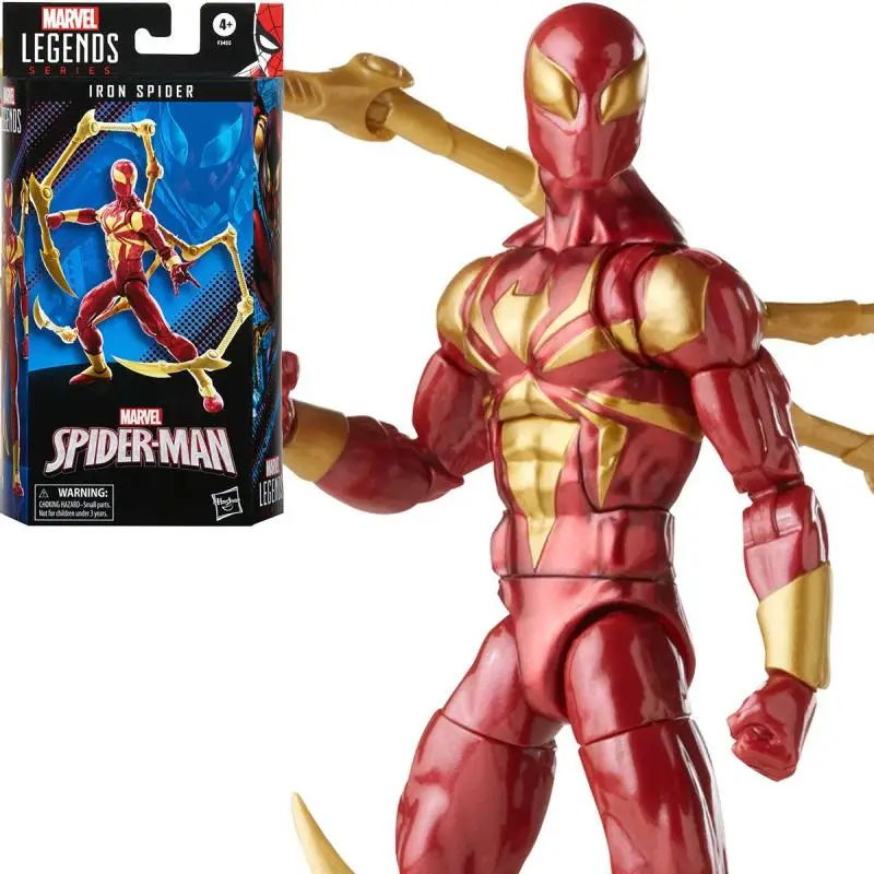 Y Original 6 Pollici Spider-Man Marvel Legends Iron Spider Action Figure Toys For Children With Box