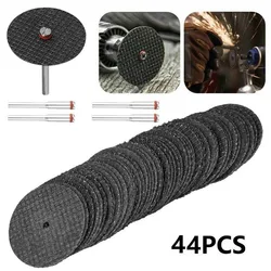 40pcs 32mm Fiberglass Reinforced Resin Cutting Discs Dry/wet Cut-off Wheels With Mandrel Dremel Abrasive Rotary Tool Accessories
