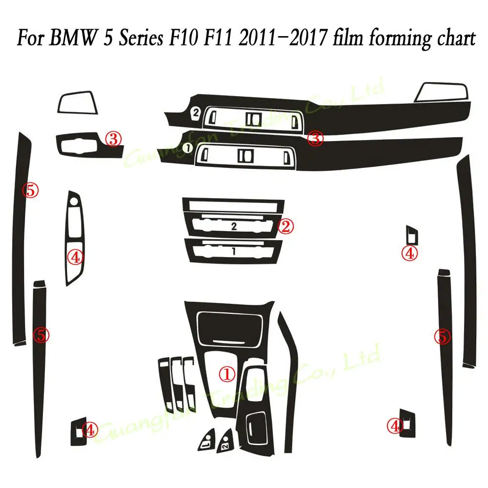 Para bmw série 5 f10 f11 2011-18