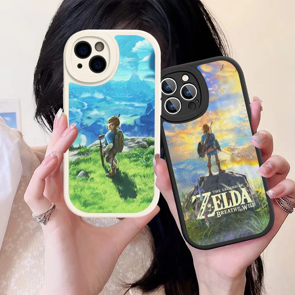 Gioco L-Legends Of The Zelda Custodia In Pelle Rigida Per Iphone 14 13 12 Mini 11 14 Pro Max Xs X Xr 7 8 Plus Fundas