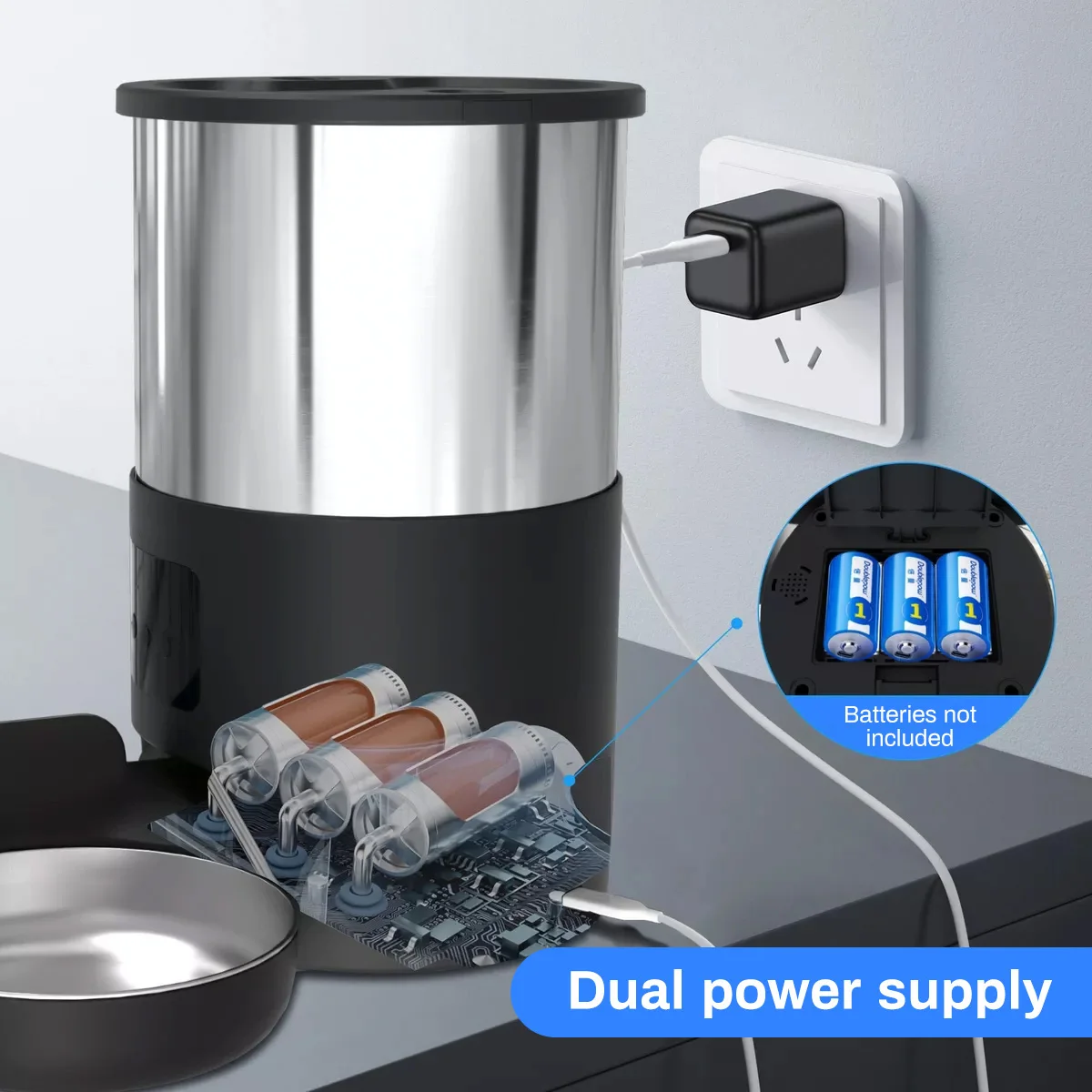 4.5L WIFI Double Meal automatische voedrboek 5