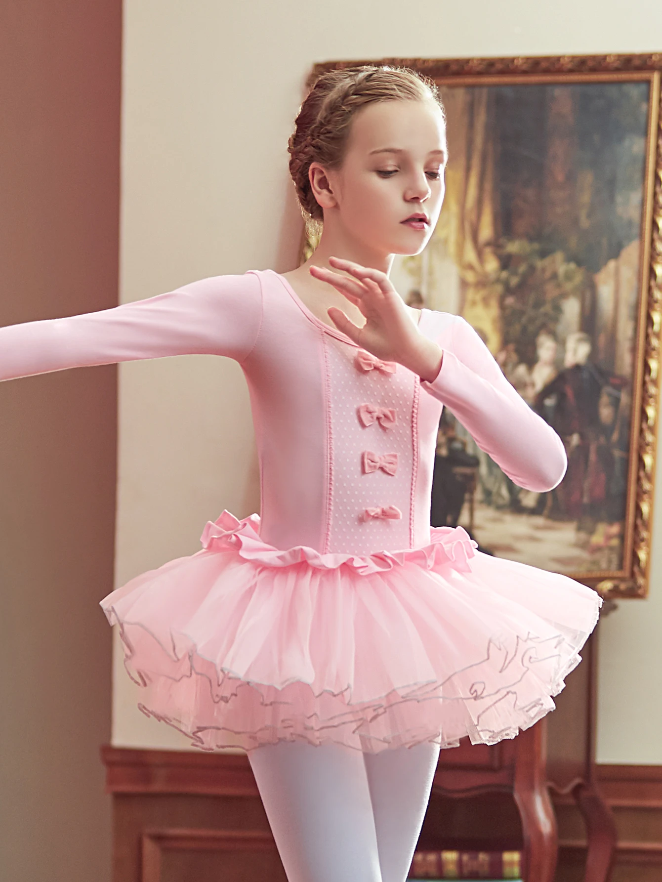 Kids Dresser Children's Ballet Skirt, Girls' Dance Dress, Tight