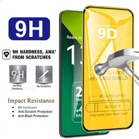 4Pcs 9D Full Cover Tempered Glass for Redmi Note 14 13 Pro Plus 12 11 Pro 14S 12S Screen Protector for Redmi 14R 13C 12C 10A 9A - Image 4