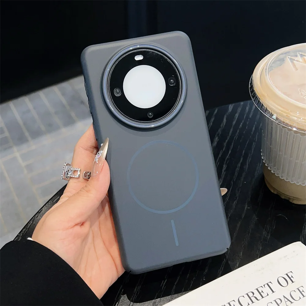 Matte Silicone Magnetic Magsafe-Compatible Soft Case