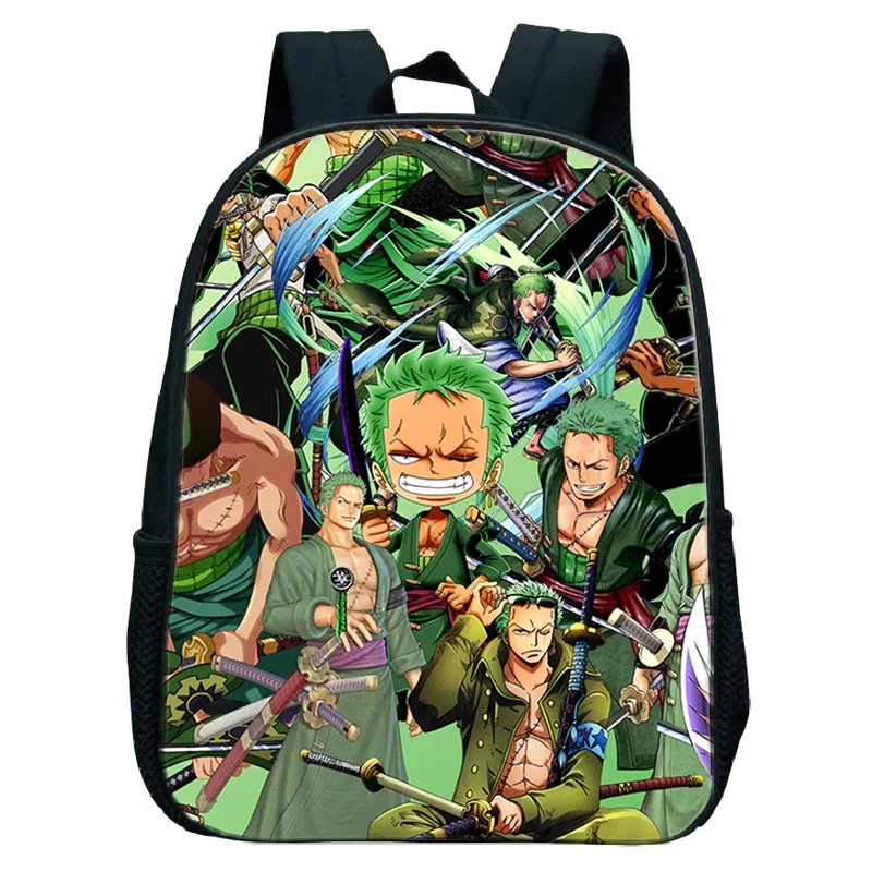 Roronoa Zoro Anime Student School Backpack Bags Backpack School Kids Bags for Girls Boys Cartoon
