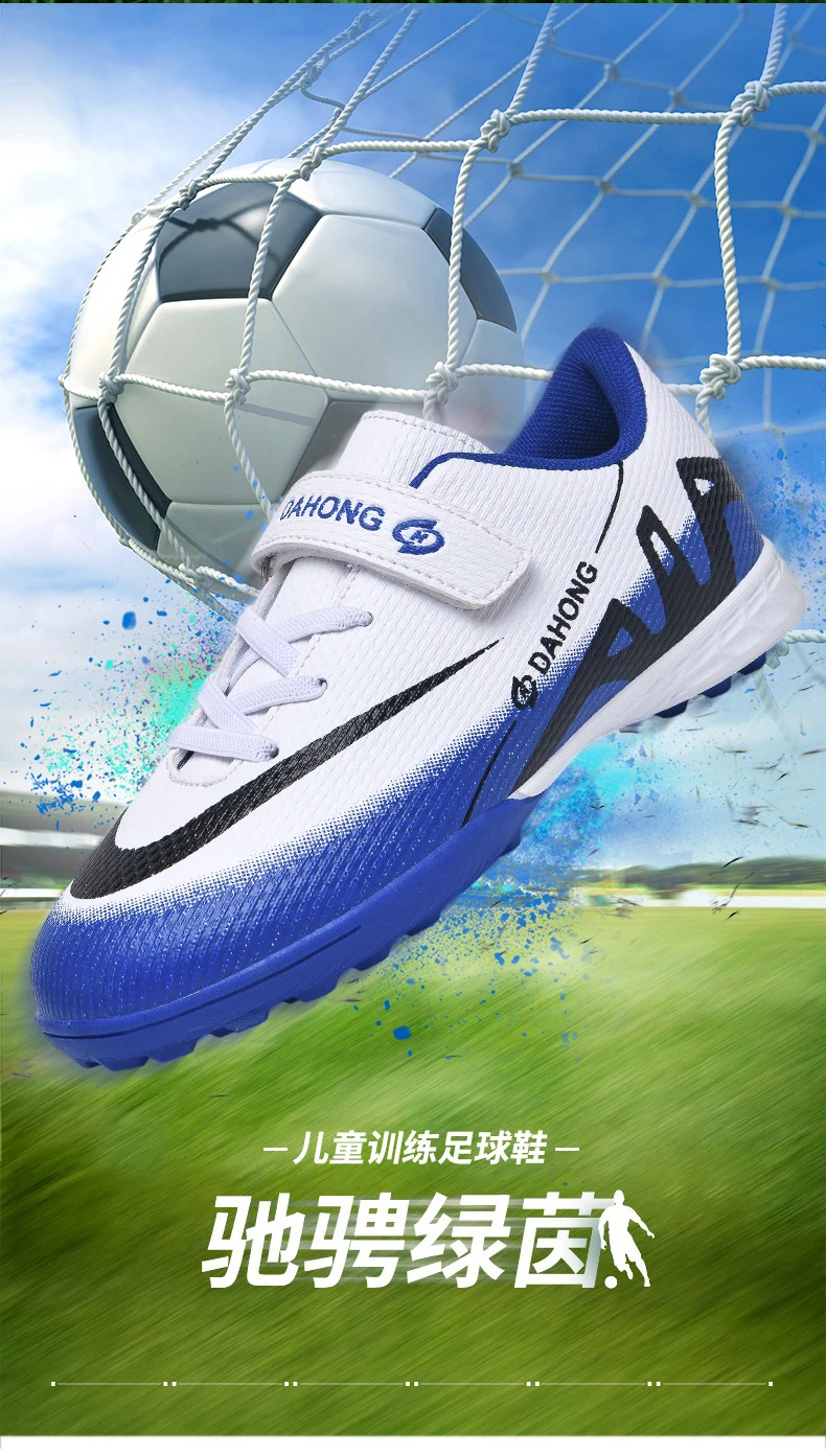 Description Picture 5 of itemKids Football Boots Society Cleats Soccer Shoes Professional Indoor Football Field Boots Children Original Sneakers Boys Match