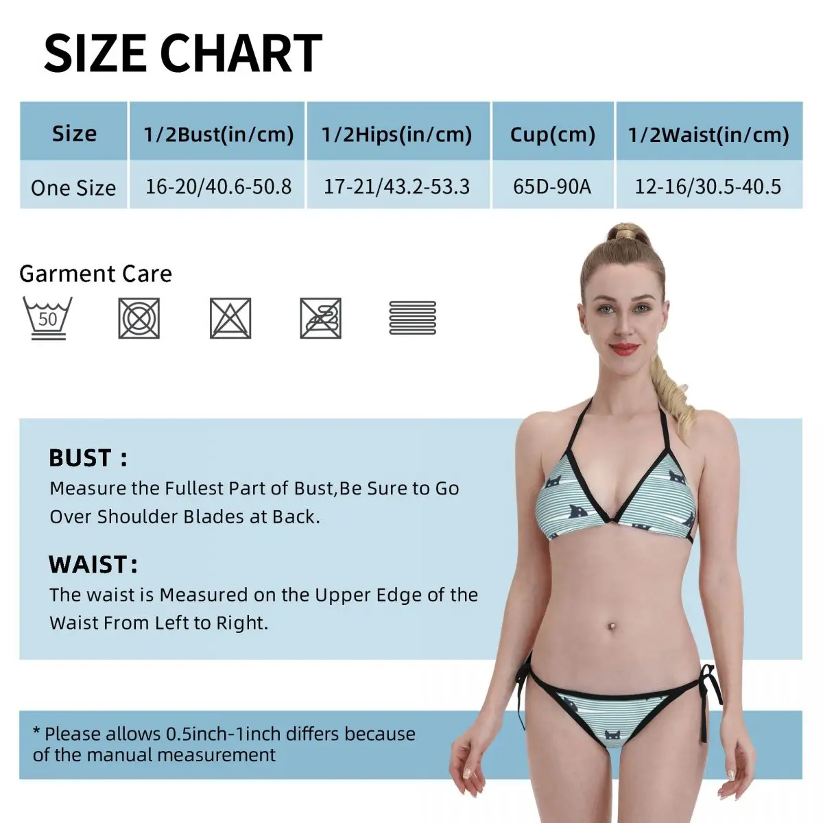 Cute Cat Swimsuit Women Bikini Set Sexy Wear Animal Beach Wear Halter Bathing Suit