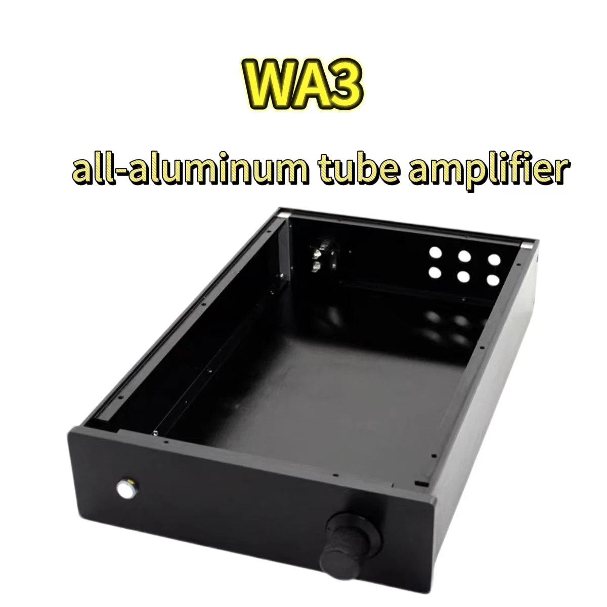 363*236*70mm Full Aluminum Amplifier Chassis Enclosure Case Housing ...