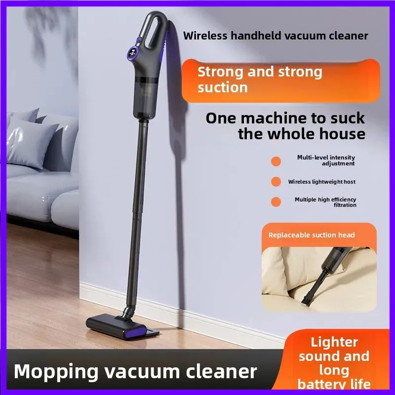 Cordless Vacuum Cleaner 15000PA 120W High Suction Power Cleaning Machine USB Rechargeable Mopping Vacuum Cleaner 1