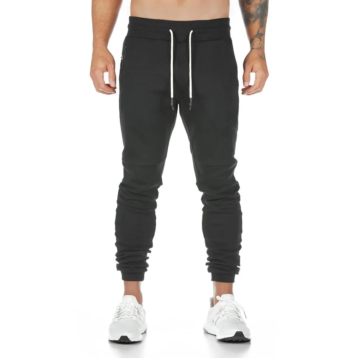 Men's Cotton Sport Trousers Fitness Running Training Pants Cross-Border Long Pants Comfortable Breathable Sports Wear