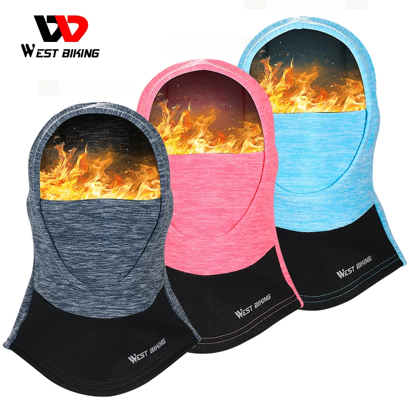 

WEST BIKING Teenager Winter Cap Windproof Warm Balaclava Outdoor Sport Neck Warmer Children Ski Headgear Running Bicycle Scarf