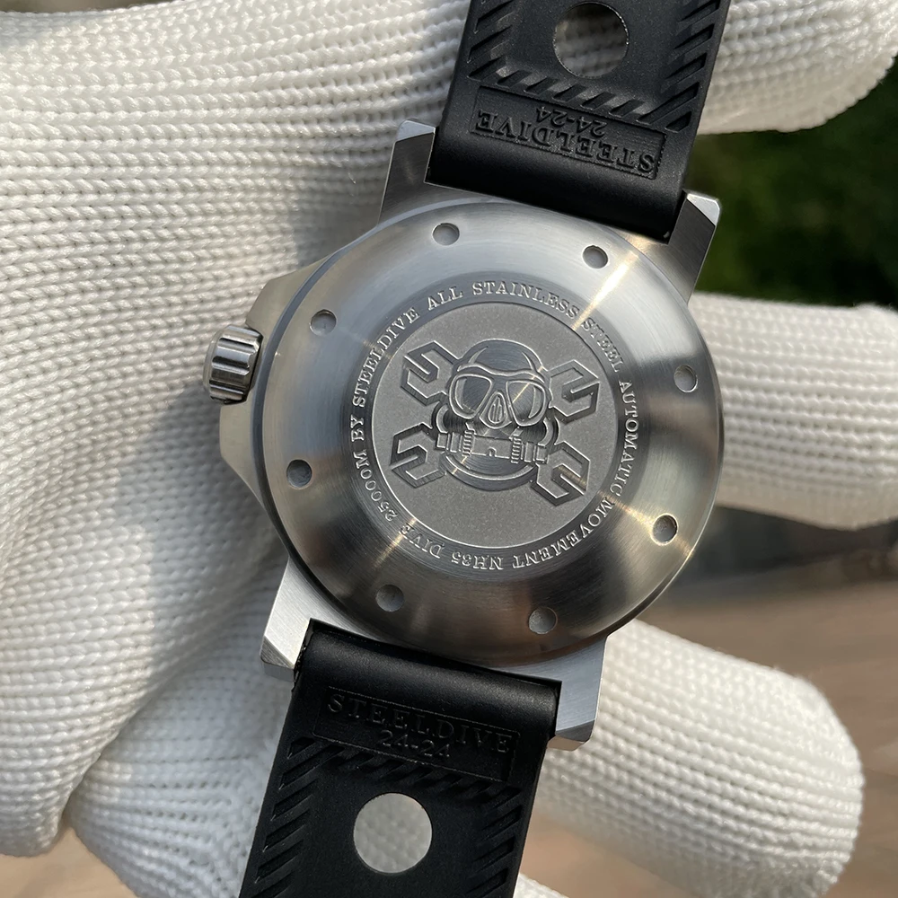 OROLOGIO DA UOMO Squale 1545 Ferrovia Automatico Lunetta Ceramica