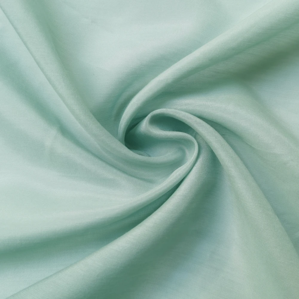 Luxurious Mulberry Silk Cotton Blend Fabric in White and Black - Perfect for Dresses, Scarves, and Decorations