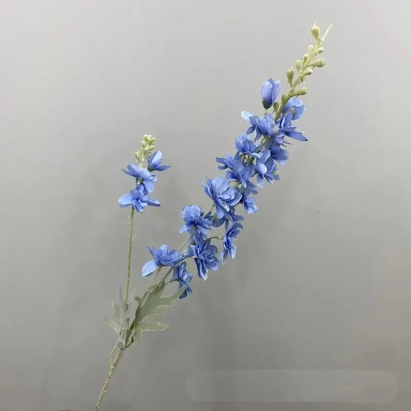 86cm künstliche Blumen Delphinium Blume Zweig gefälschte Blatt Hochzeit Dekoration im Freien DIY für Zuhause dekorative Vase Zubehör – Detail 7