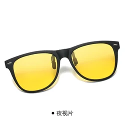 Unisex Photochromic Polarized Clip - On Sunglasses (With Case)