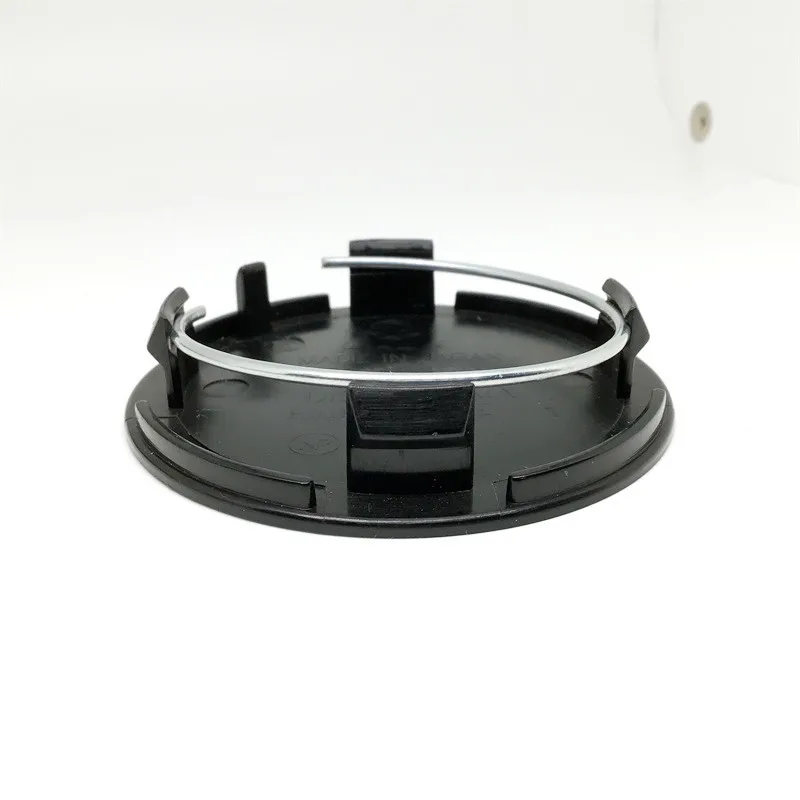 4pcs 70mm No Auto Rims Cover Black Wheel Center Cap Hubs