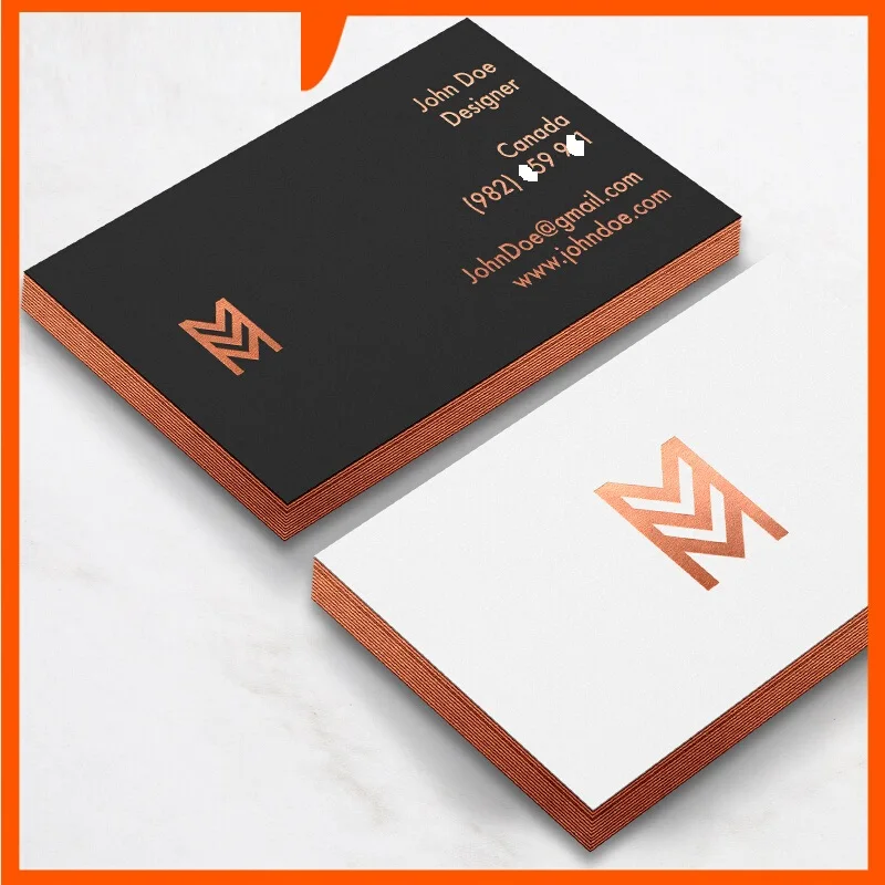 

600gsm Cotton Paper Business Card Customized Design Printing Foil/Letterpress/Colored Edges Ultra Thick High Grade