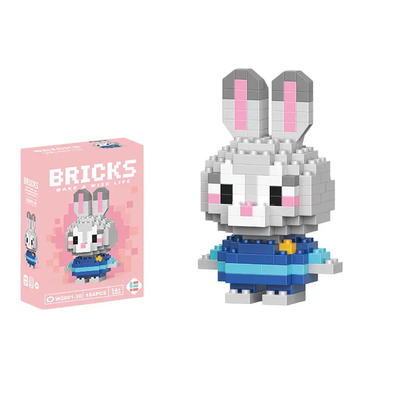 Disney 214 style Winnie LinaBell StellaLou Building Blocks Princess Cartoon Figrues Bricks Children's Assembly Toys Model Gift - Image 21