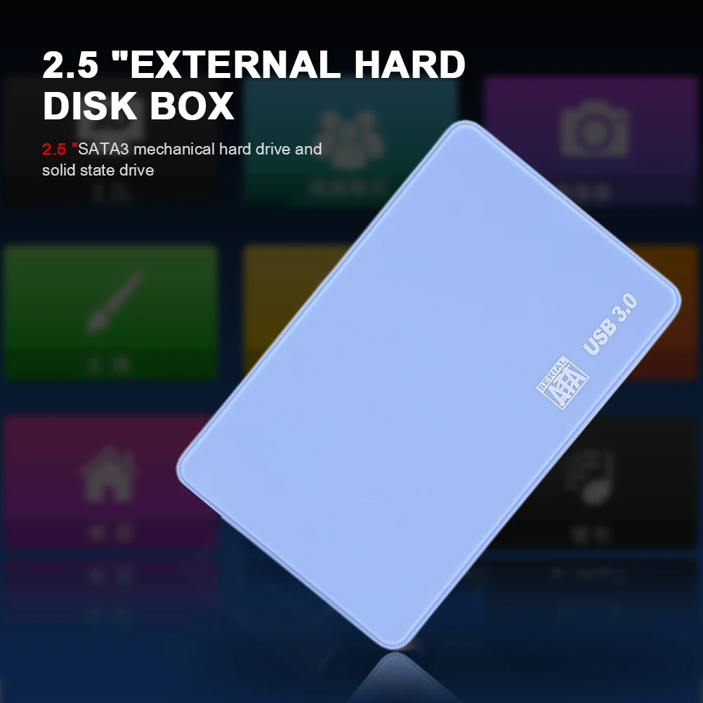 2.5 ġ HDD ̽ SATA USB3.1 ϵ ̺ Ŭ, 5Gbps 4TB SSD ڽ, USB3.0  C Ÿ  ϵ ũ ڽ, USB C ̺ 