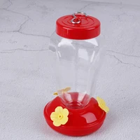 Field Feeding hummingbird bottle garden outdoor plastic flower iron hook Feeder 1